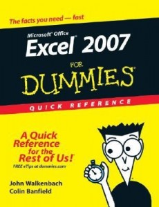 Excel 2007 for Dummies Quick Reference – John Walkenbach, Colin Banfield [PDF] [English]