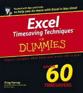 Excel Timesaving Techniques for Dummies – Greg Harvey [PDF] [English]