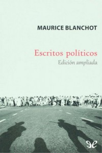 Escritos políticos – Maurice Blanchot [PDF]