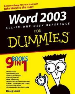Word 2003 All-in-One Desk Reference for Dummies – Doug Lowe [PDF] [English]
