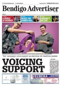 Bendigo Advertiser – August 25, 2017 [PDF]