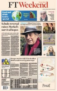 Financial Times Europe – 25 November, 2017 [PDF]