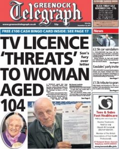 Greenock Telegraph – November 25, 2017 [PDF]