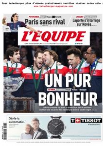 L’Equipe Du Lundi 27 Novembre, 2017 [PDF]