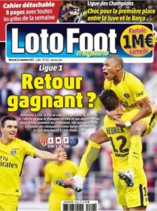 Loto Foot N°1724 Du 22 Novembre, 2017 [PDF]