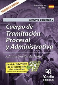 Cuerpo de Tramitación Procesal y Administrativa. Administración de Justicia. Promoción Interna. Temario Volumen 2 – José María Aguilera Ramos [ePub & Kindle]