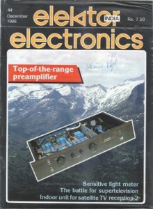 Elektor Electronic India Issue 44 – December, 1986 [PDF]