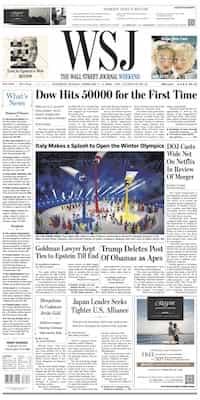 The Wall Street Journal – 07 February, 2026 [PDF]
