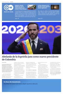 Deutsche Welle Edición en español – 8 Agosto, 2026 [PDF]